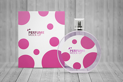 Perfume Mock-Up香水包装贴图展示