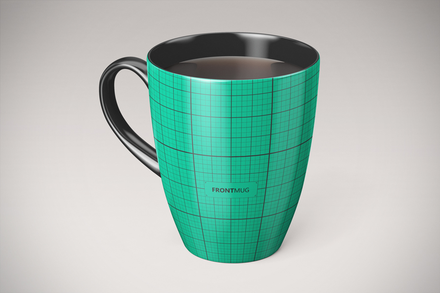 陶瓷杯模型PSD贴图模板Ceramic Mug Mockup