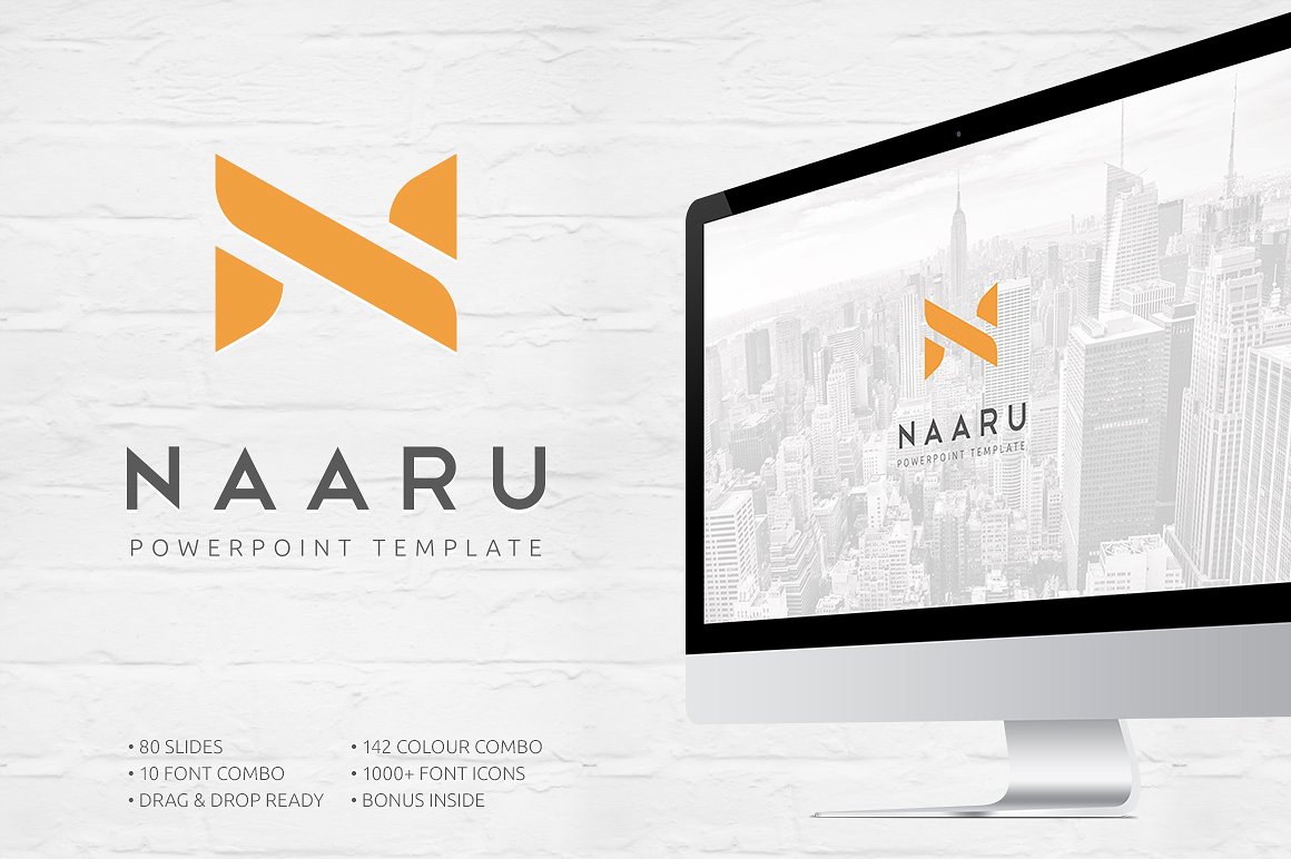 Naaru - PowerPoint Template幻灯片