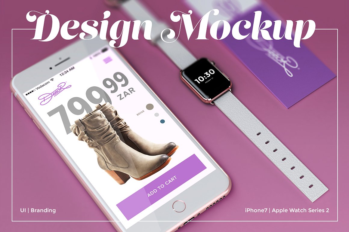 UI/Branding Design Mockup界面展示