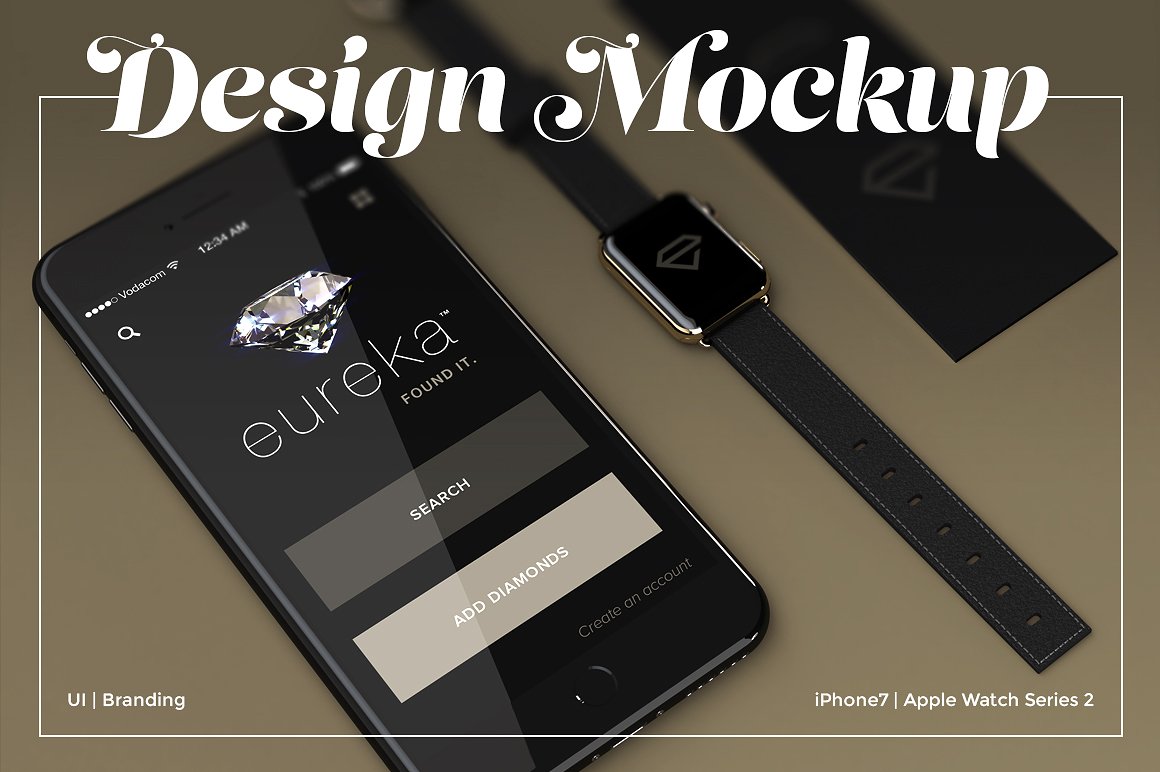 UI/Branding Design Mockup界面展示