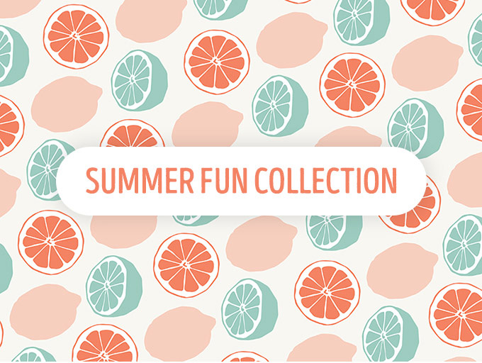 夏季清新图案素材Summer Fun Patterns Co