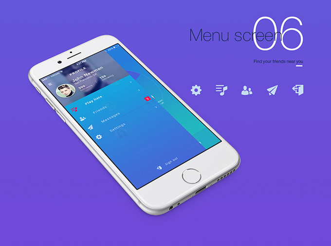 Spool: 6 Mobile UI Templates