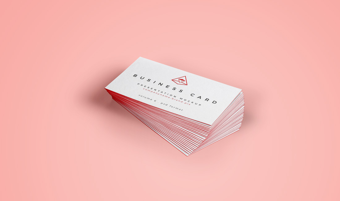 名片模型PSD贴图模板Psd Business Card M