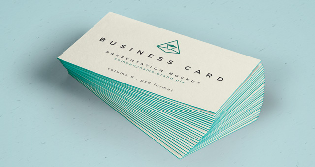 名片模型PSD贴图模板Psd Business Card M