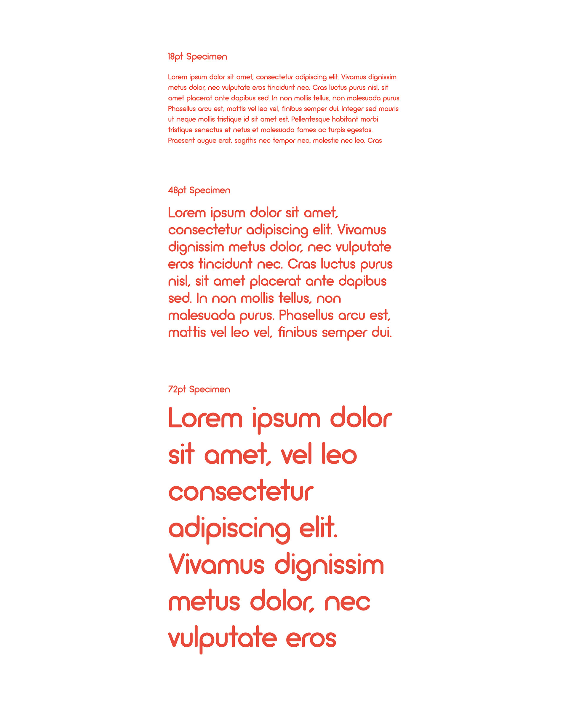 Arciform Typeface 比较圆润的一套字体