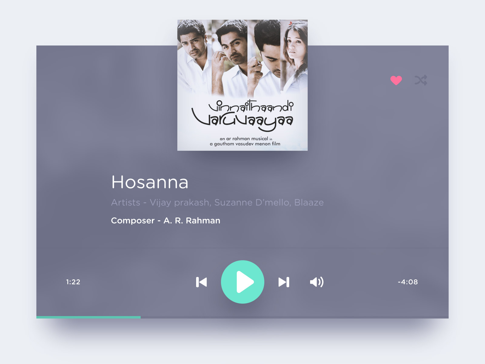 Music Player Concept Daily UI