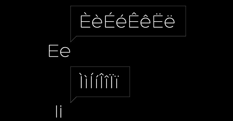 一款纤细无衬线英文字体HERO Free Font