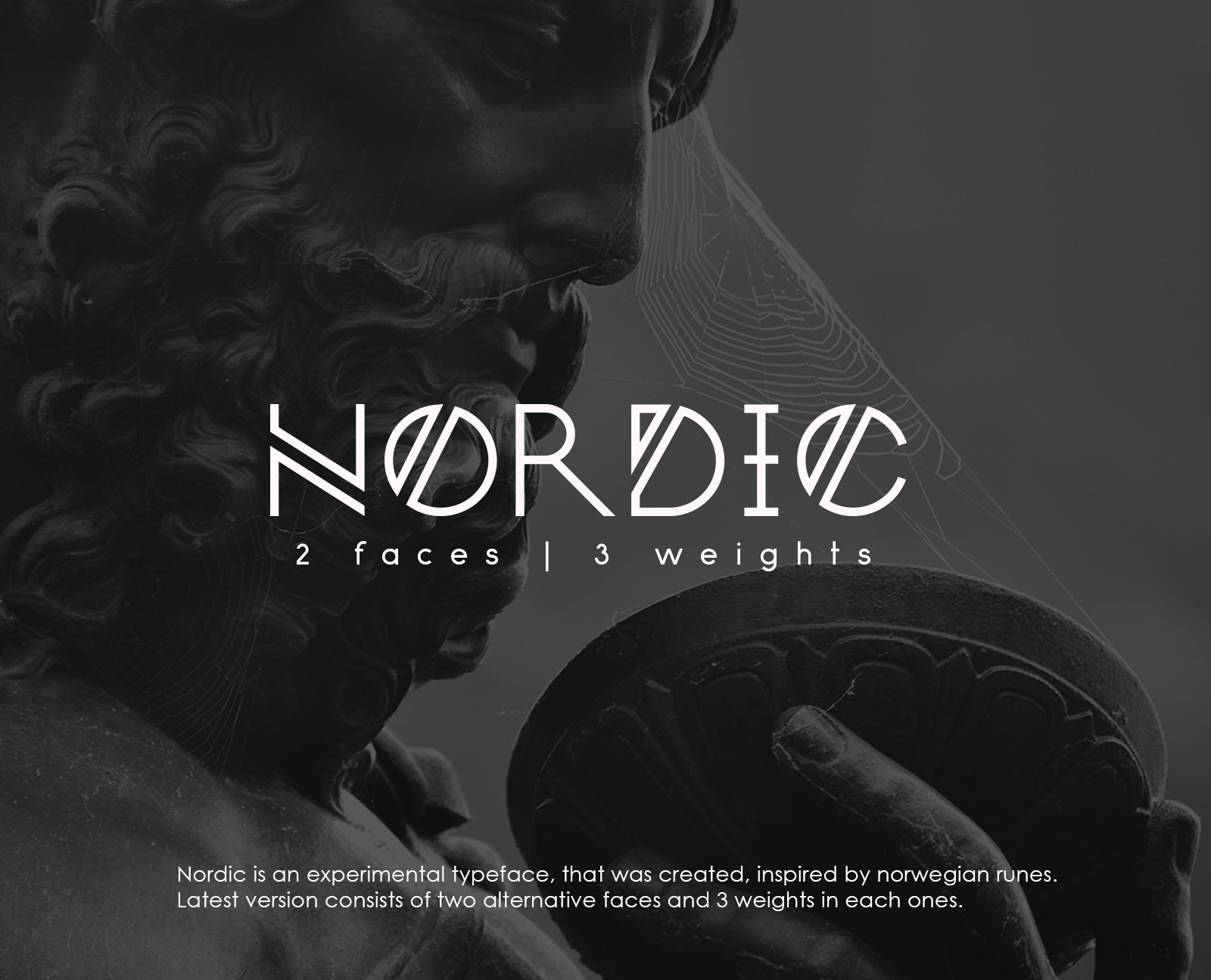 北欧挪威符文风格英文字体Nordic (Free Font)