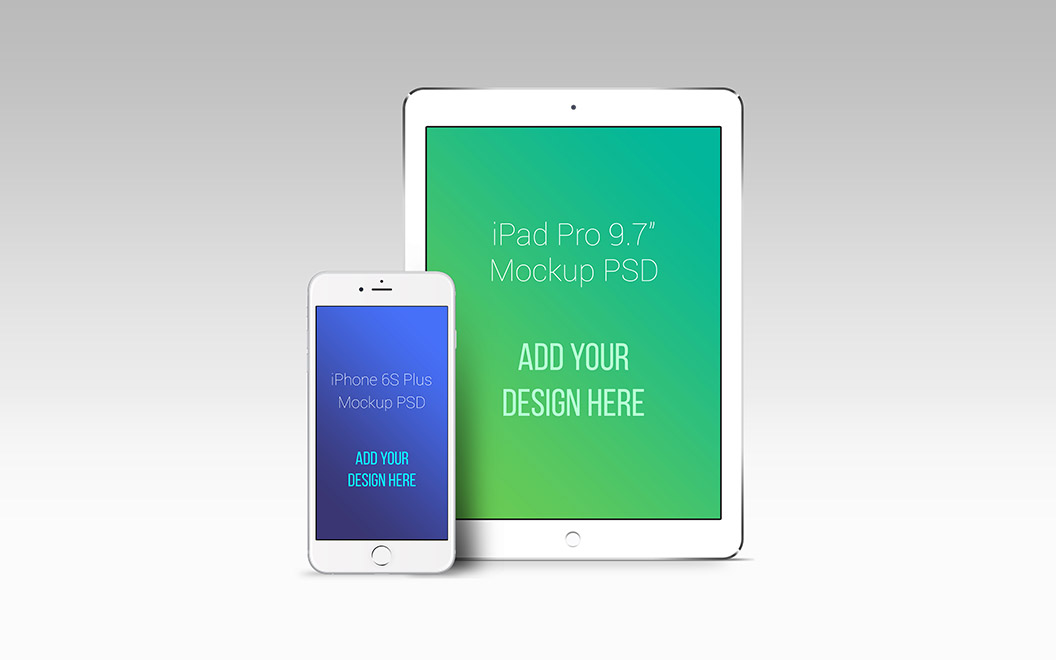 苹果设备模型PSD贴图模板Apple Devices PSD