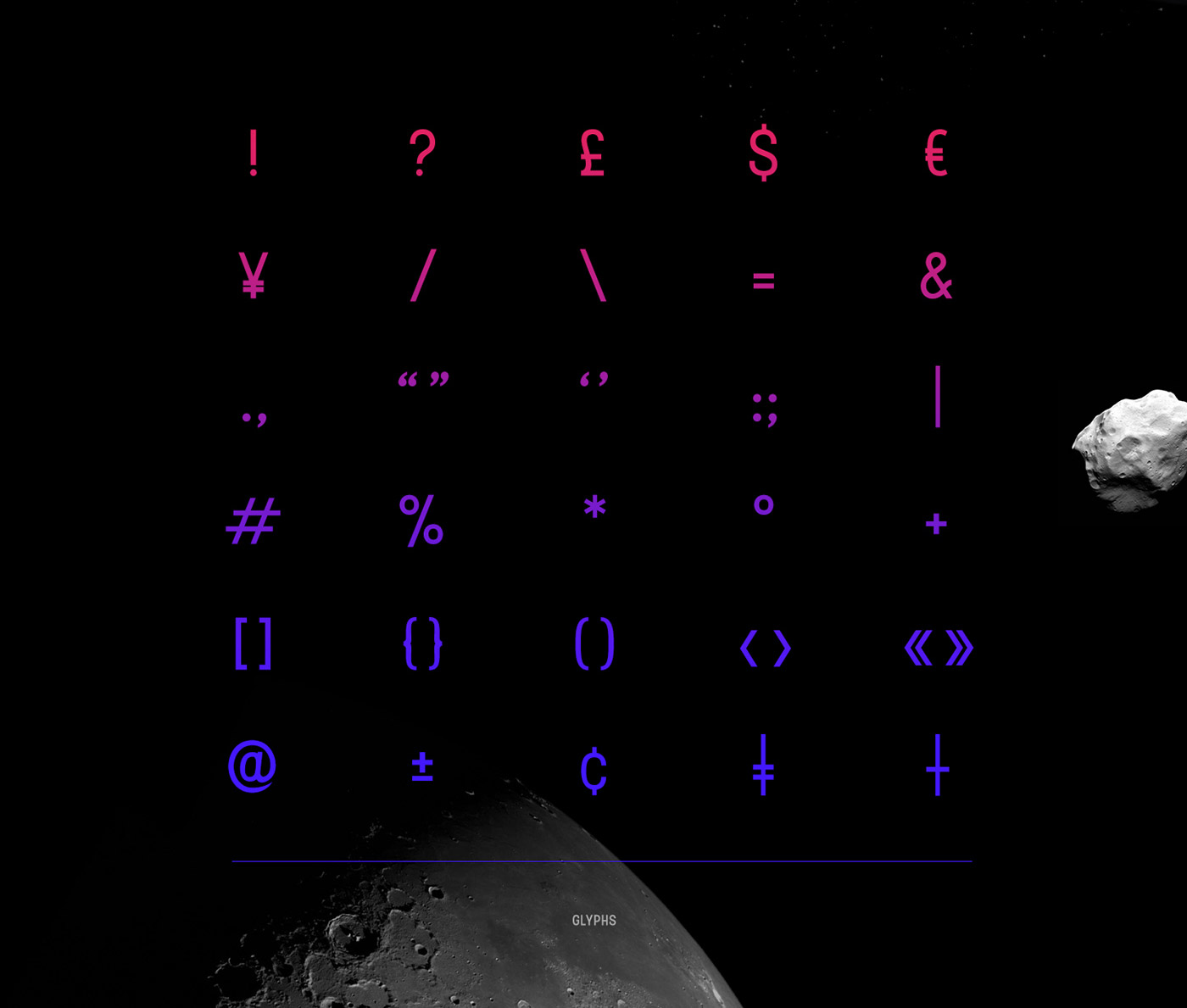 纤细无衬线英文字体Stellar Font