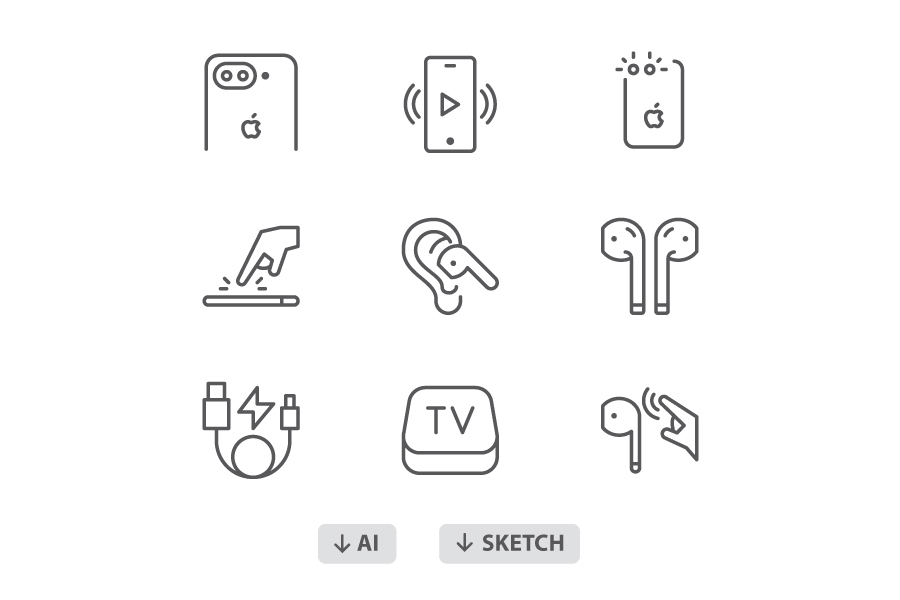 60 Free Apple Products Icon