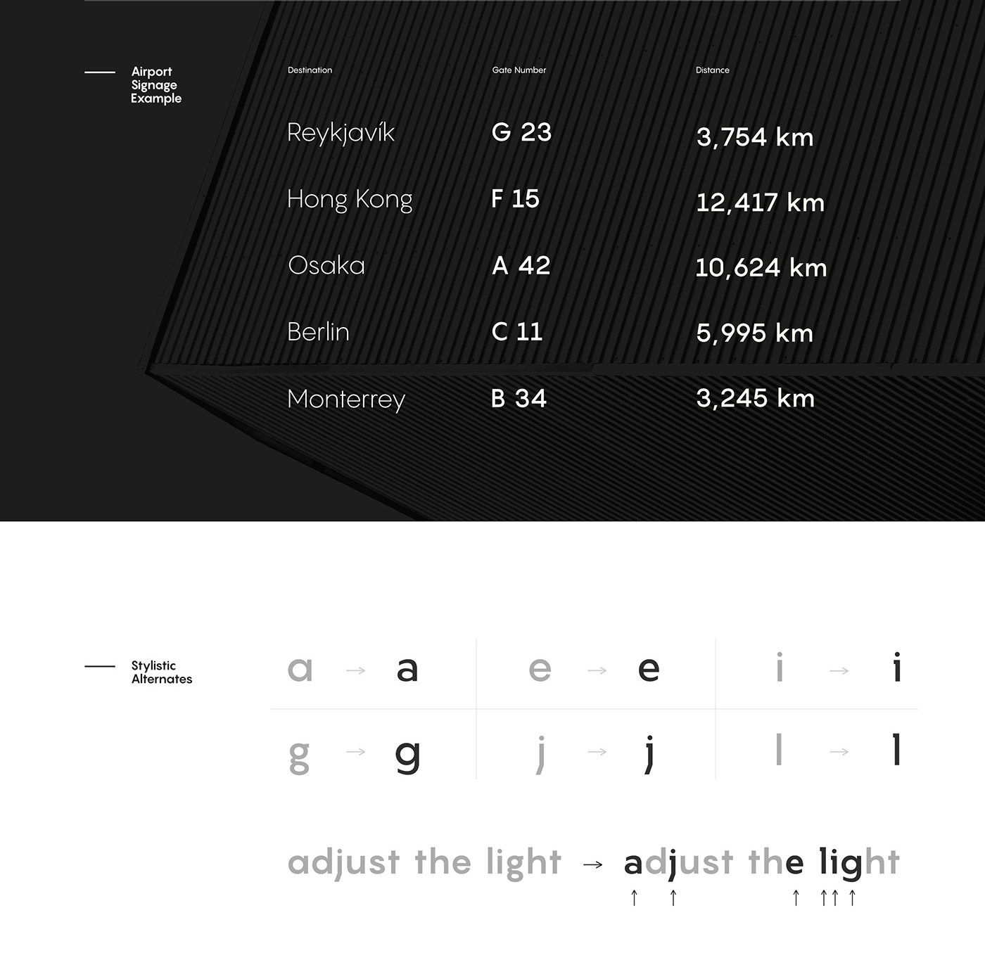 干净优雅英文字体Pangram Sans Free Font