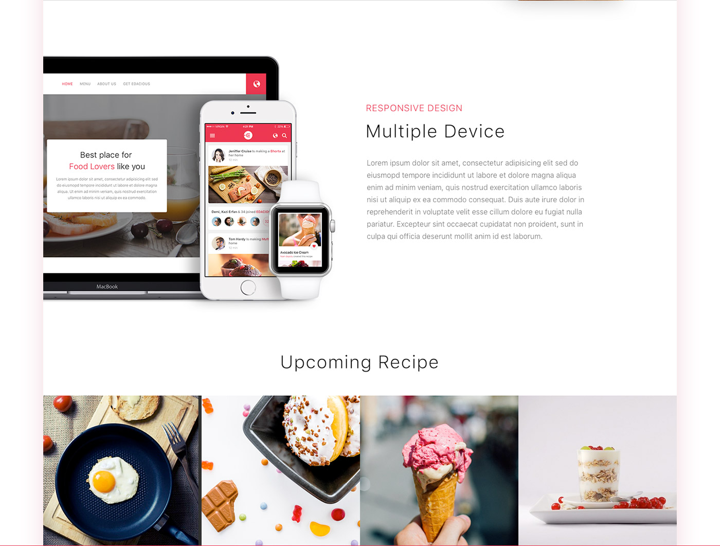 Edacious UI Kit #004餐饮类app UI界