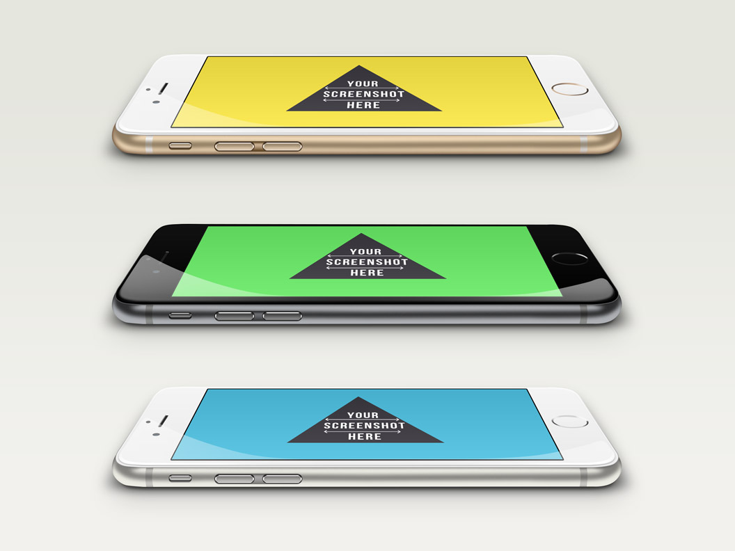 iPhone6实体模型PSD贴图模板iPhone 6 PSD