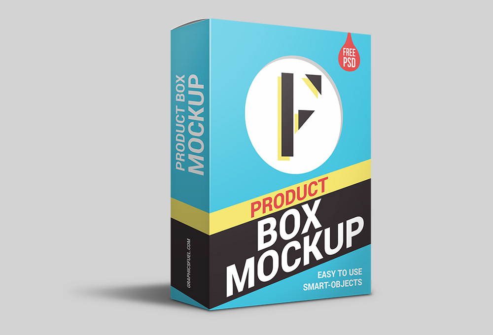 包装盒模型PSD贴图模板Product Packaging
