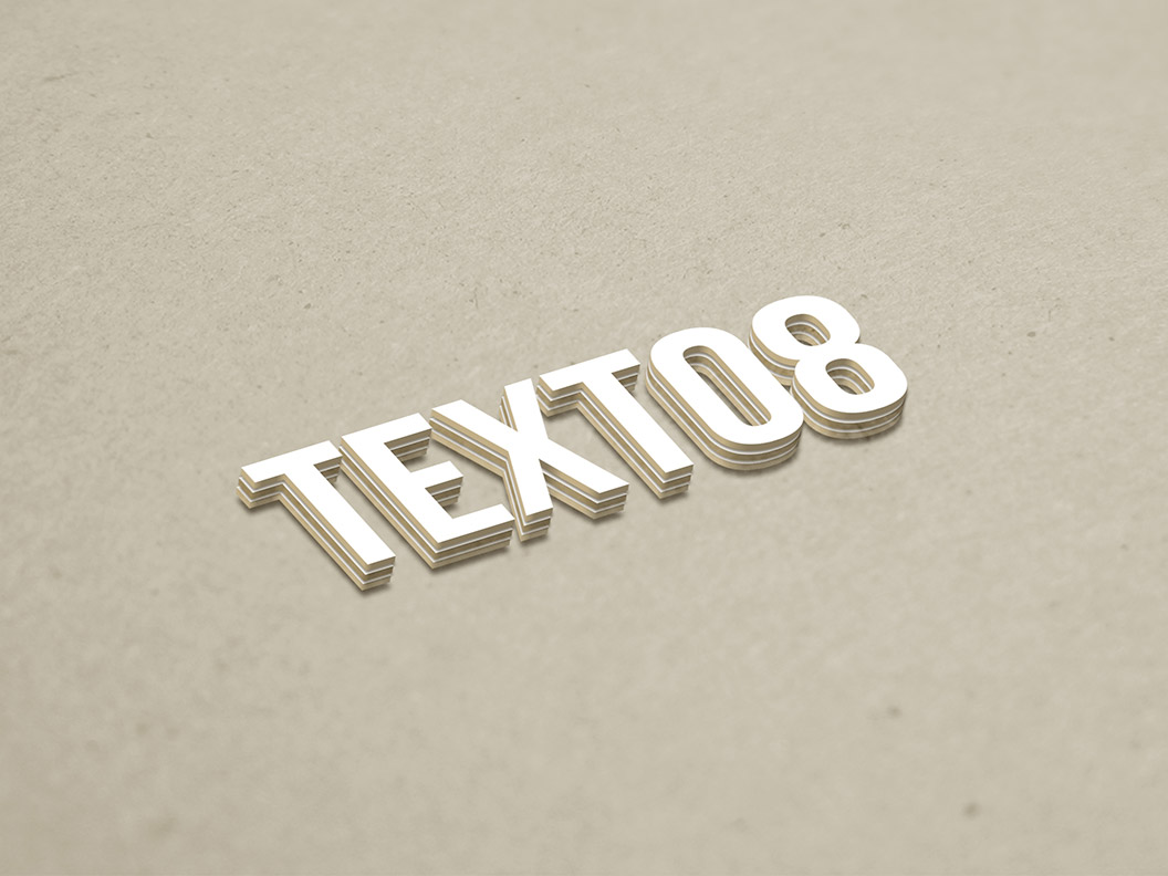 3D效果字体特效合辑包3D Text Effects