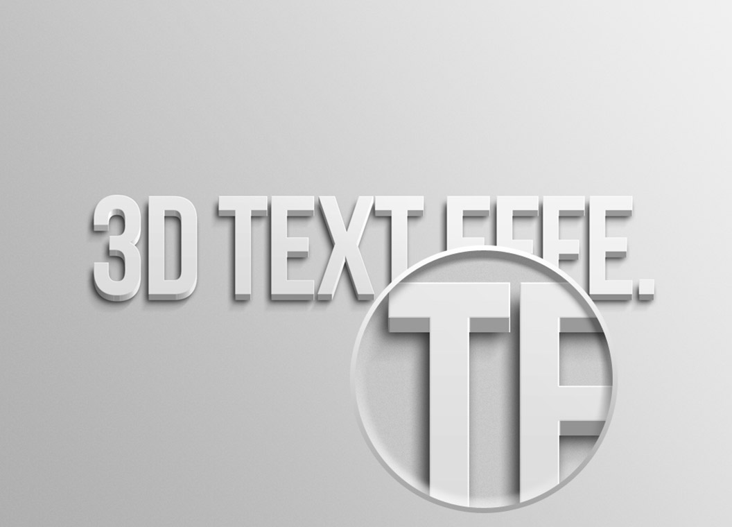 3D效果字体特效合辑包3D Text Effects