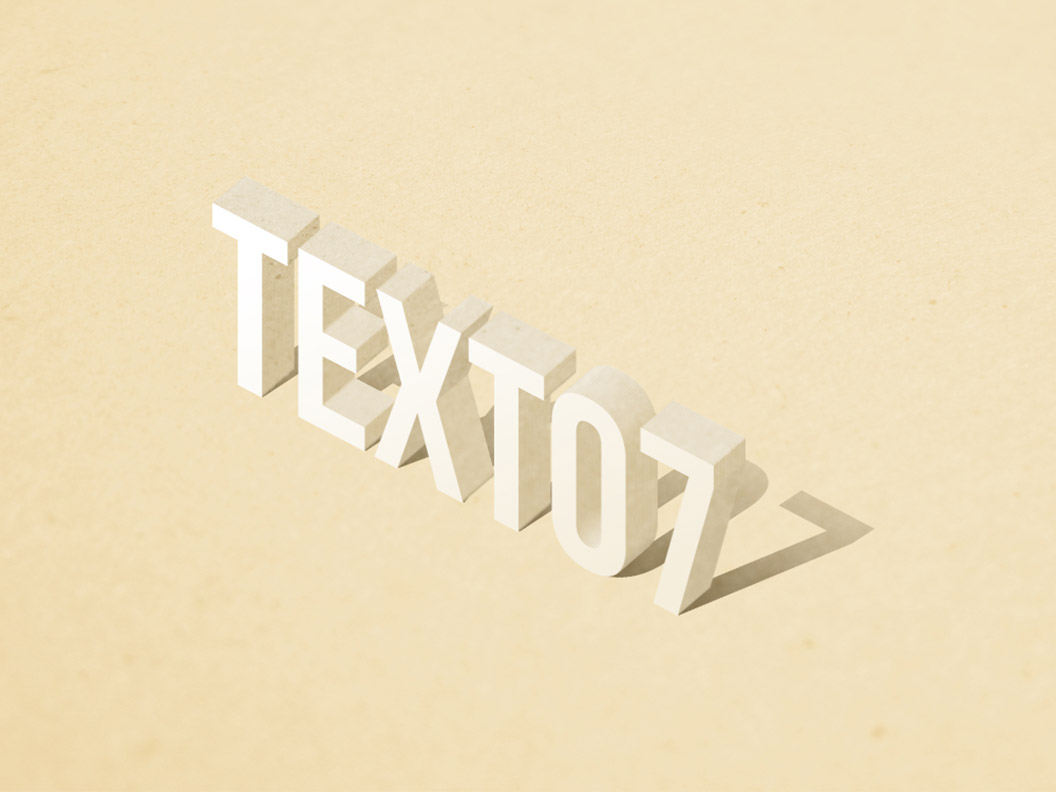 3D效果字体特效合辑包3D Text Effects