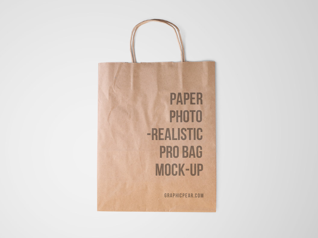 Paper Bag Mockup 纸袋包装贴图模版