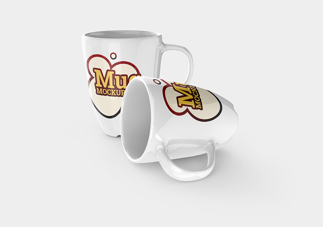 陶瓷杯模型PSD贴图模板Various Mug Mockup