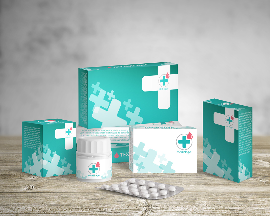 Medical Packaging 医疗药品包装贴图