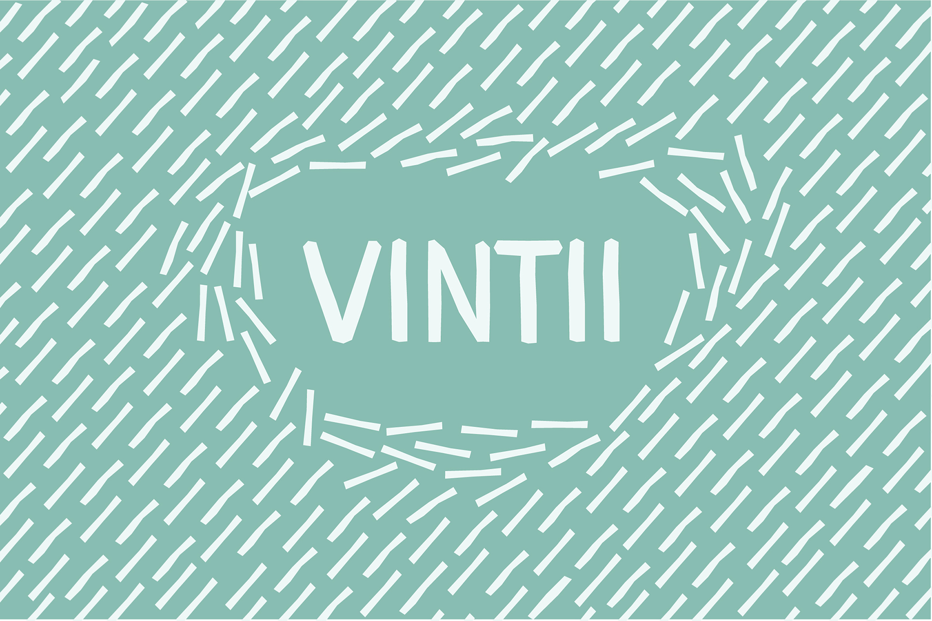 几何形状创意设计英文设计Vintii Font