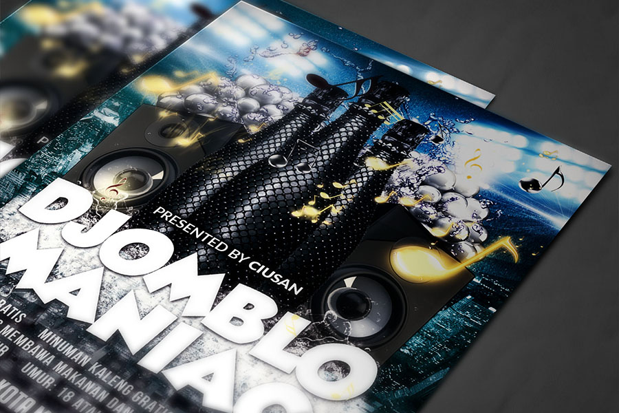 Djomblo Maniac Flyer Template