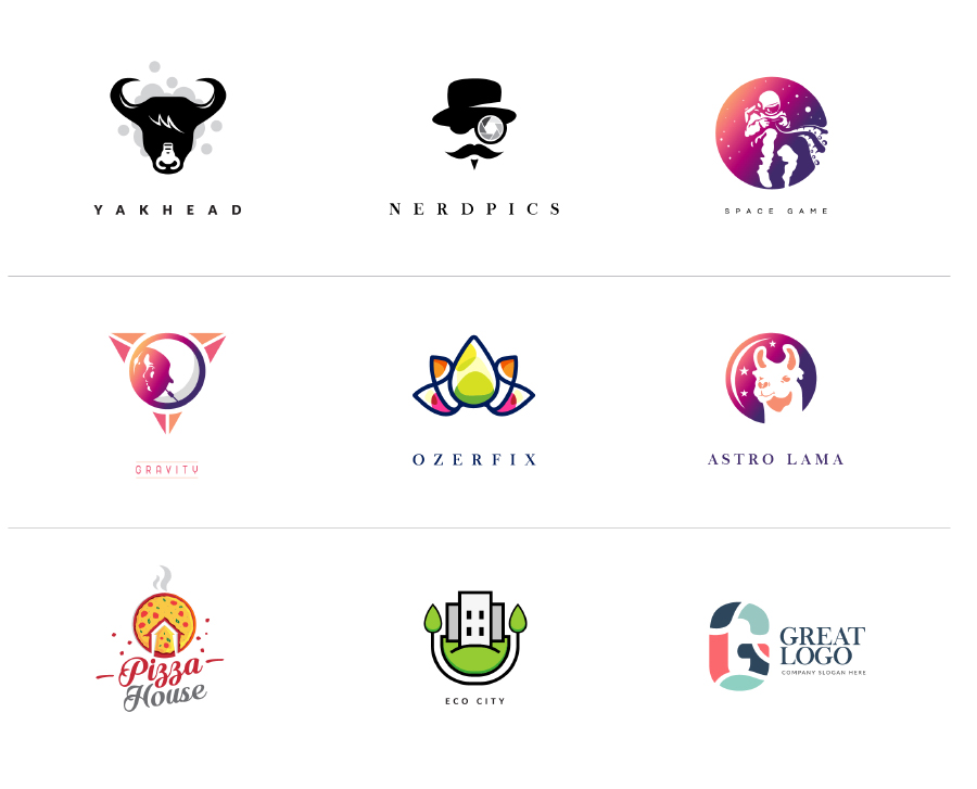 Polychromatic Logo Templates