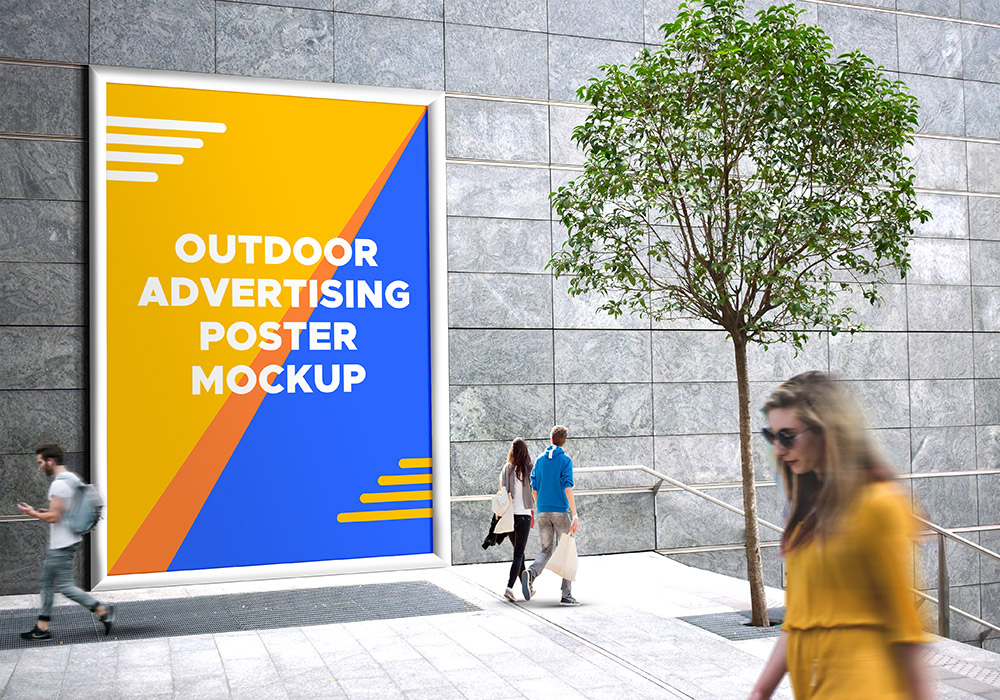 Outdoor Advertising Poster Moc