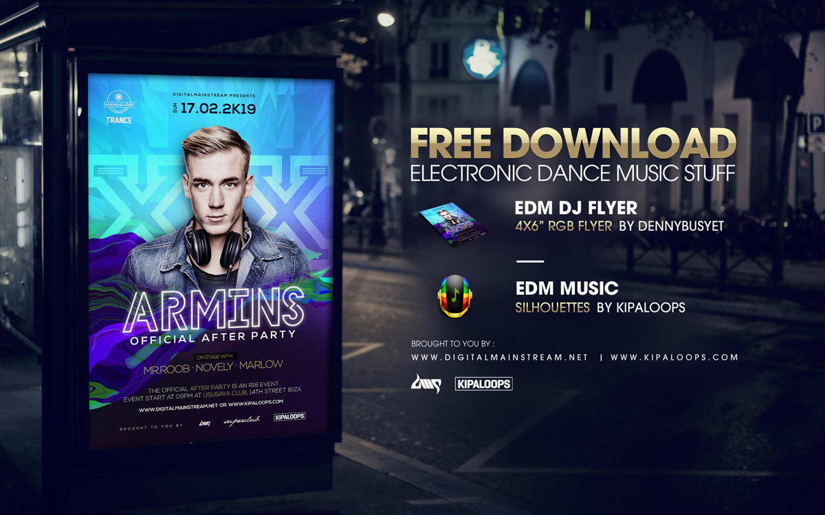 Electronic Dance Music Flyer T