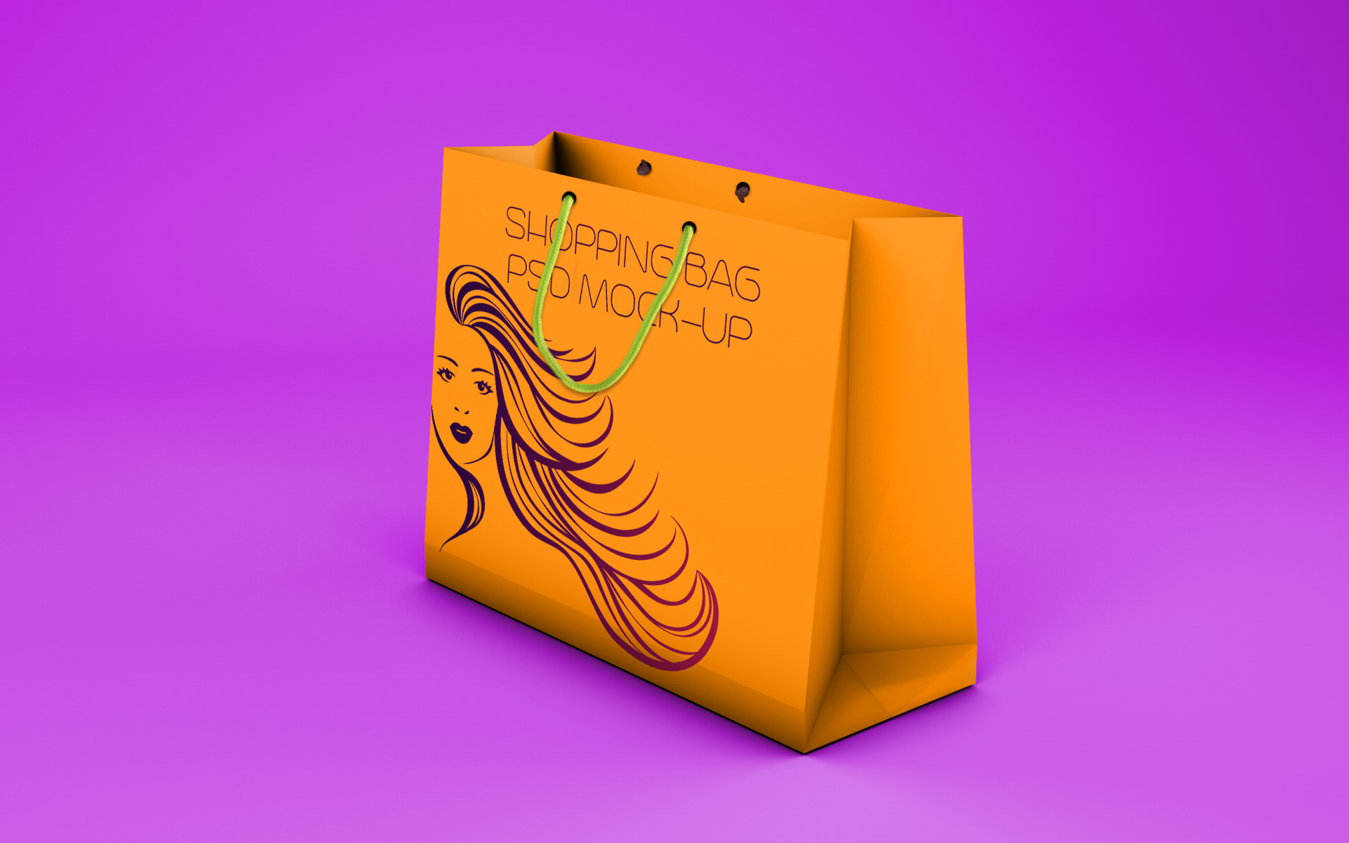 购物袋模型PSD贴图模型Shopping Bag Mocku