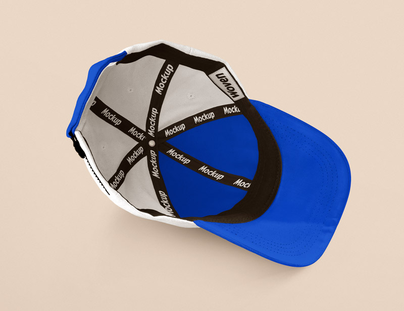 棒球帽模型PSD贴图模板Free Hat Mockup –