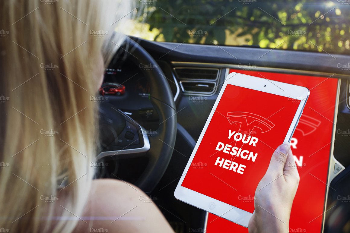 Tesla Mockups (iPhone 7/SE, iP
