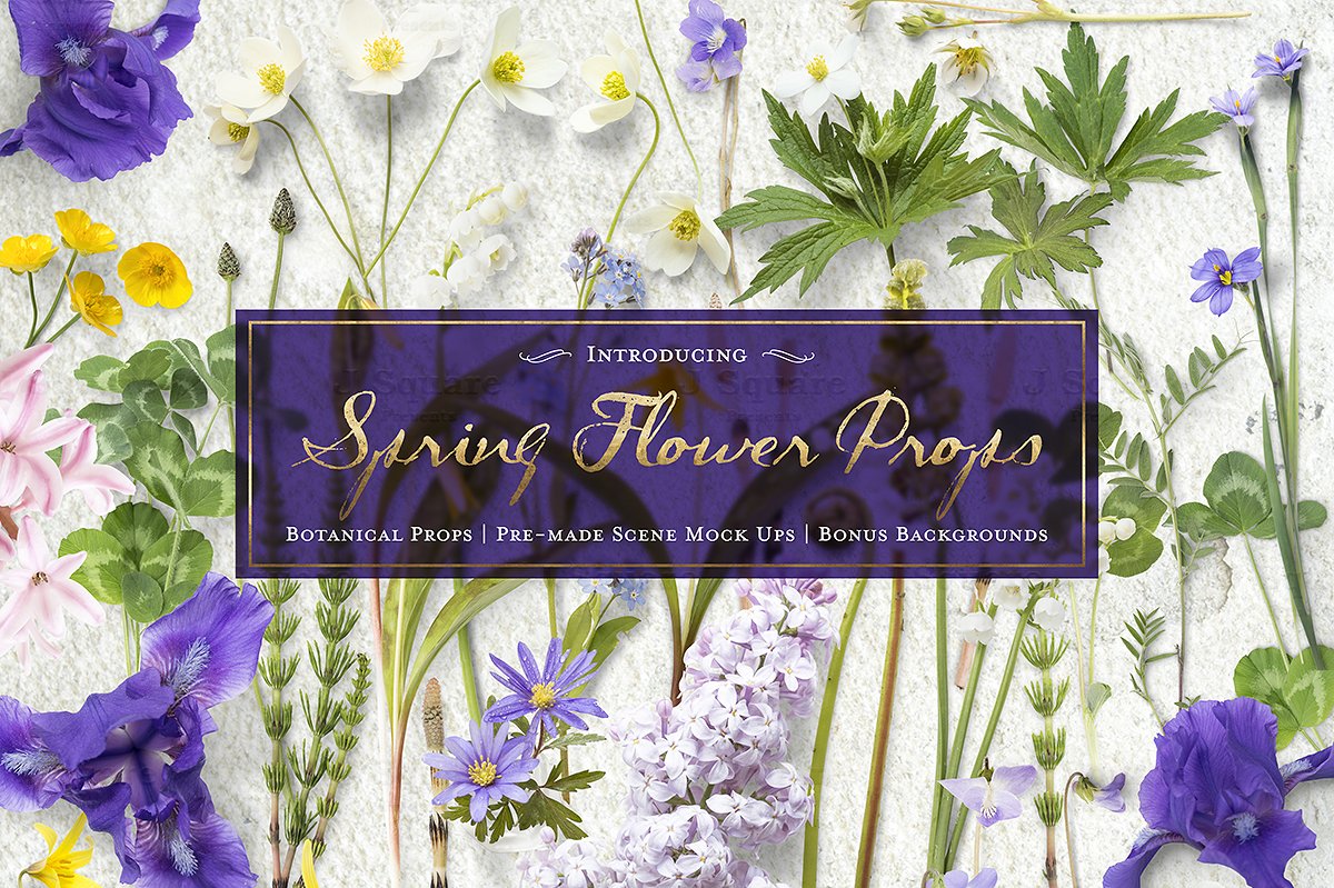 Spring Flower Props & Mock