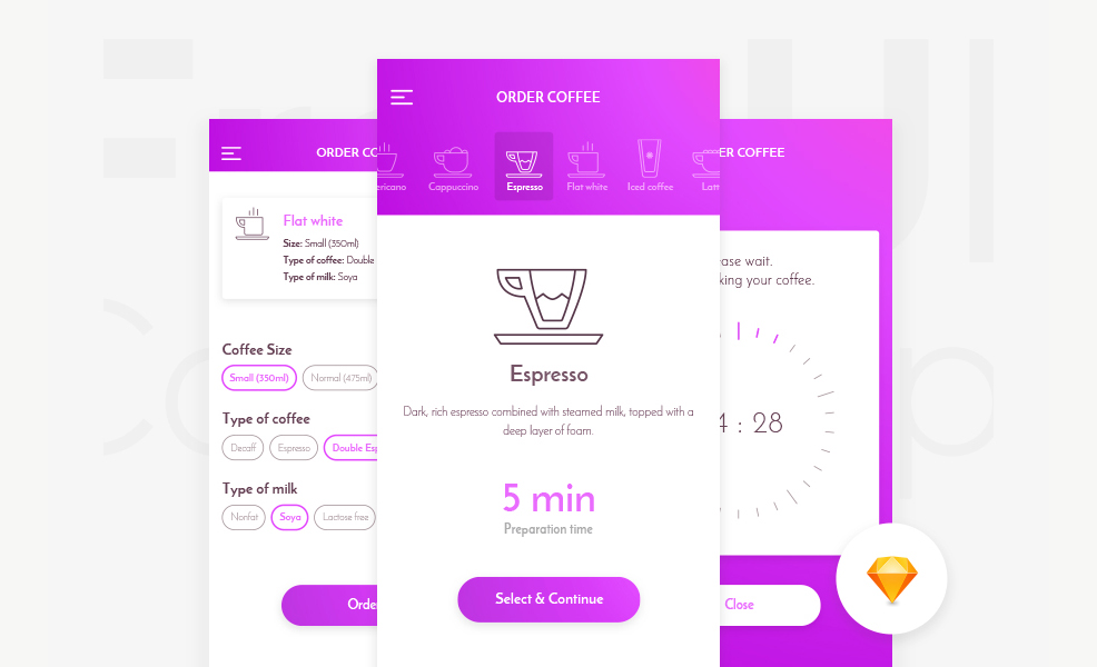 CaffeIn App Daily UI #072 每日UI