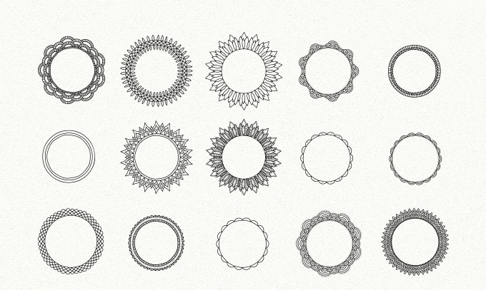 100 Vector Mandala Illustratio