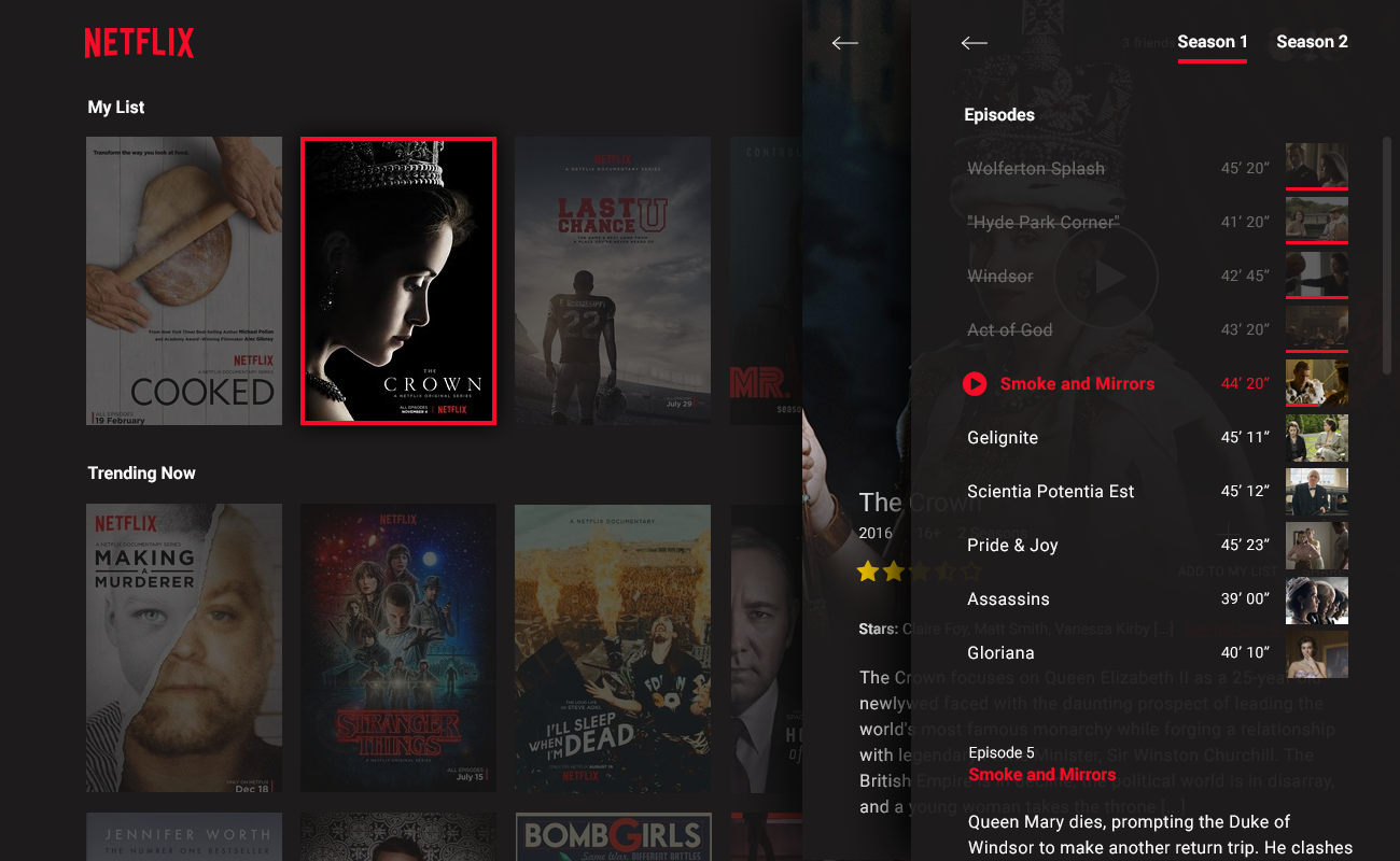 TV App - Netflix Daily UI #07