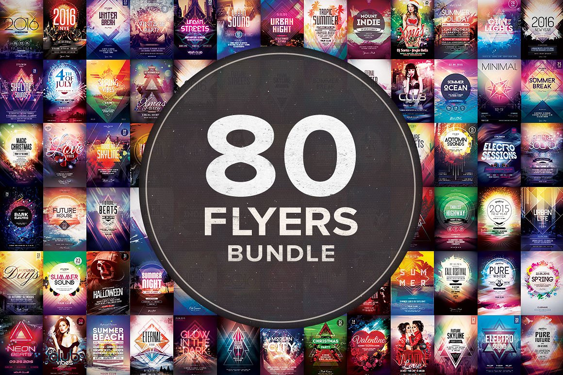 80+ Flyer Templates - Mega Bun