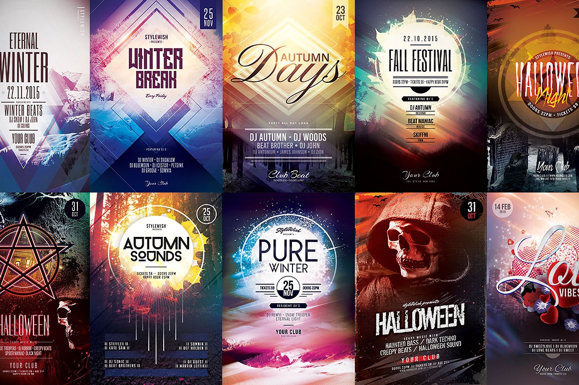 80+ Flyer Templates - Mega Bun