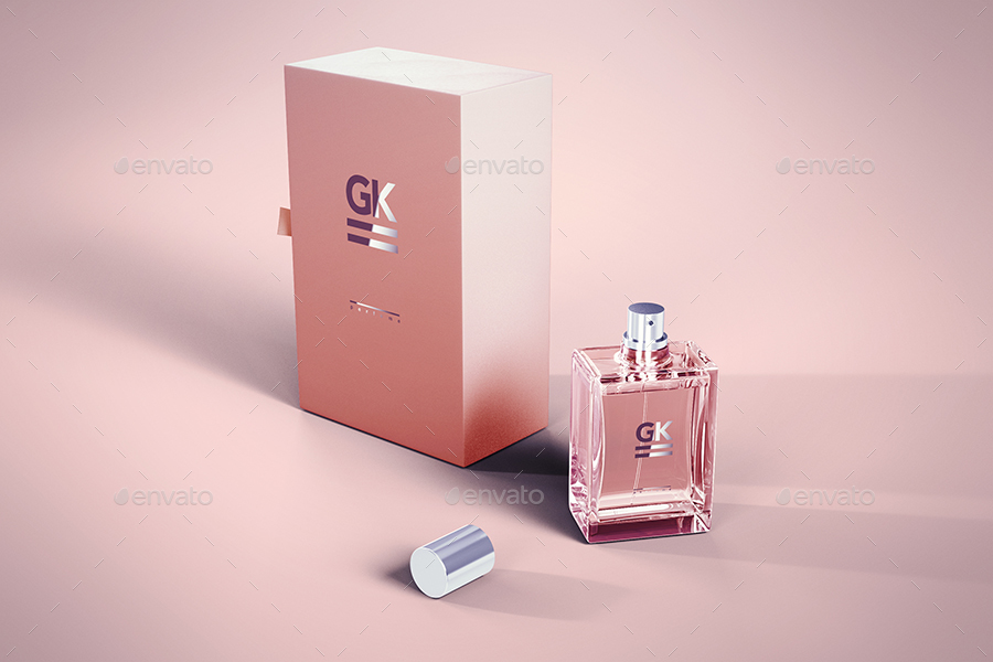 Perfume Mock-up高檔香水樣機