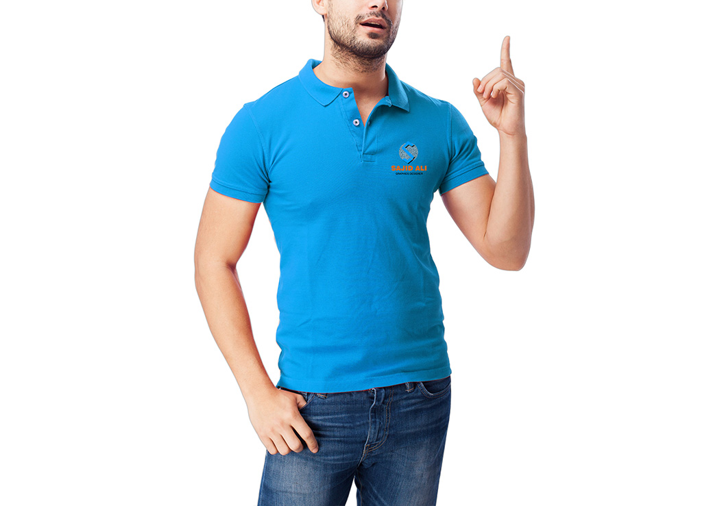 男士Polo衫模型PSD贴图模板Polo T-shirts