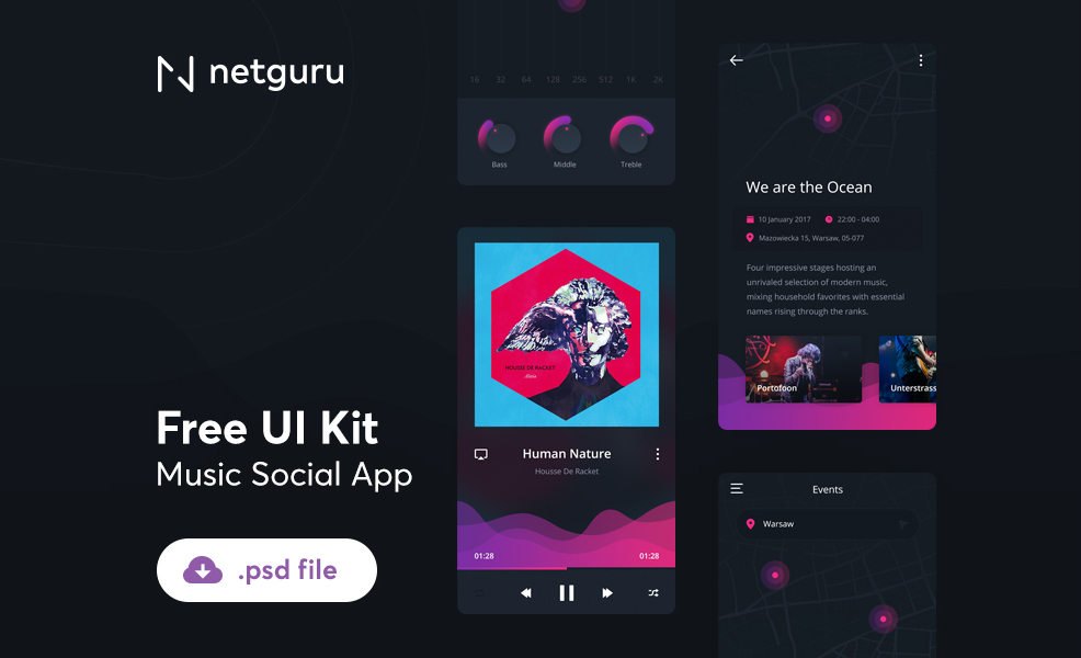 Music Social App Daily UI #080