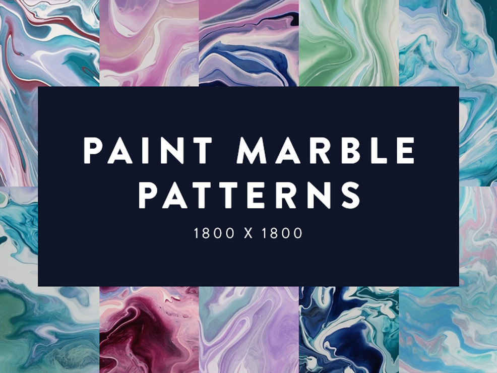 油漆大理石图案Paint Marble Patterns