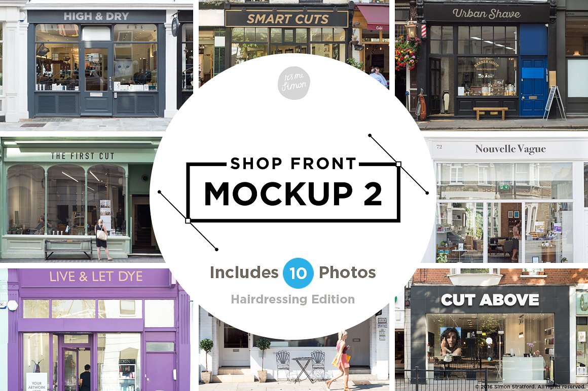 Shop facade mockups 店铺门头样机