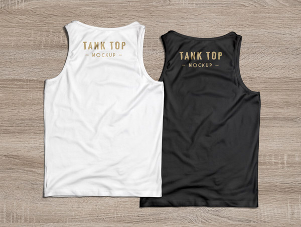 Tank Top MockUp背心设计贴图模版