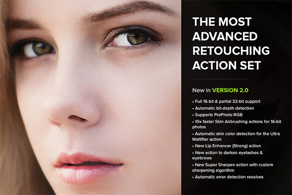 商业修图高端磨皮ps动作Retouching Actions