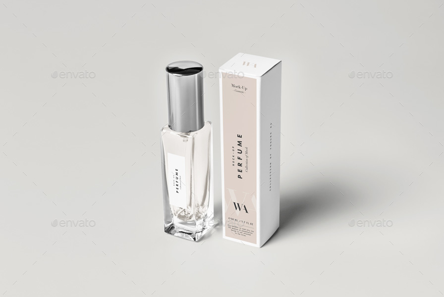 香水包装设计PSD贴图模板Perfume Mock-up 2