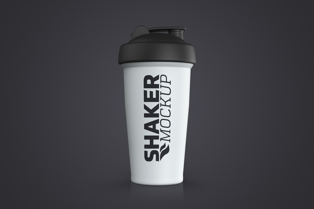 水杯模型PSD贴图模板Protein Shaker Mock
