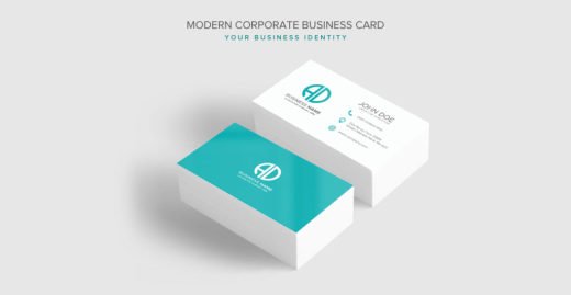 Business Card PSD 三色名片设计模板